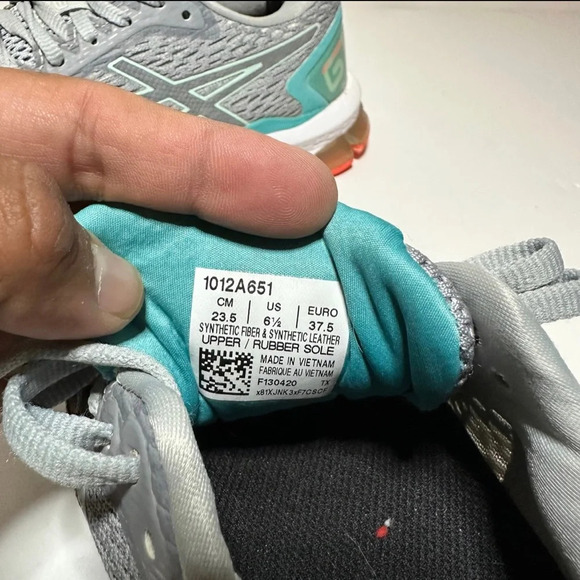 ASICS GT-1000 9 Piedmont Gray Bio Mint Women’s Shoes Size 6.5 (47 Box 6 - Picture 10 of 10